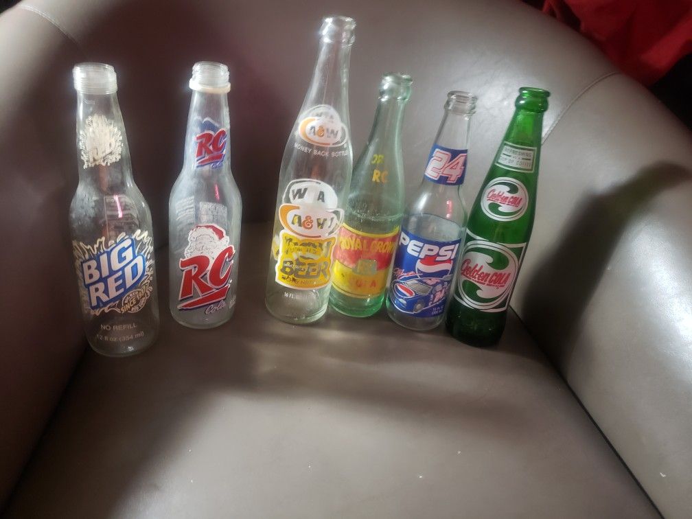 antique glass bottles