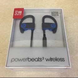 Brand New Beats by Dre Powerbeats 3 Wireless Bluetooth Headphones Thumbnail