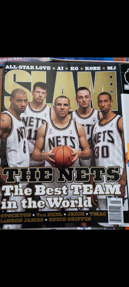 Jason Kidd New Jersey Nets NBA basketball magazines