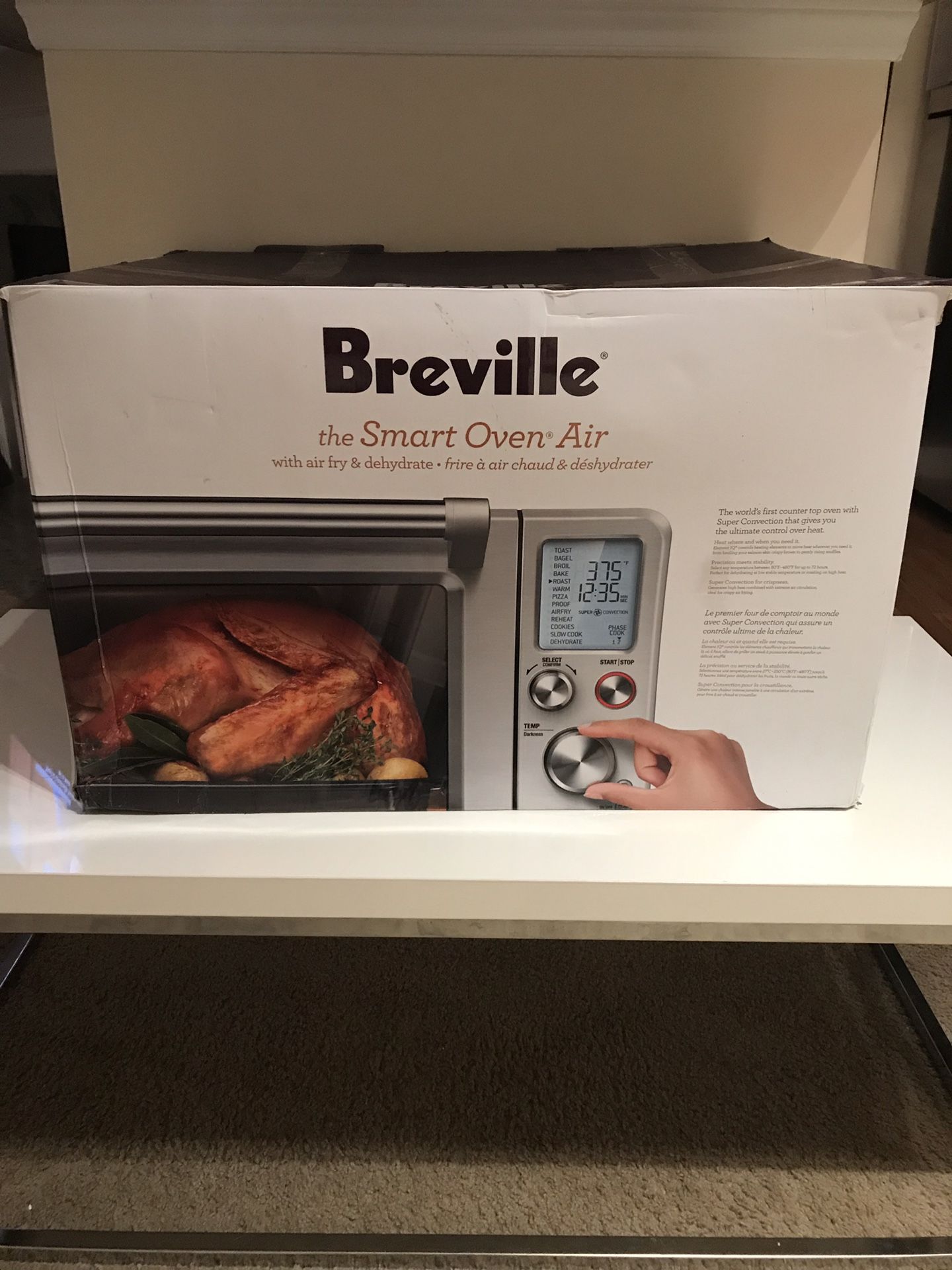 Breville BOV900BSS Convection and Air Fry Smart Oven Air, Brushed Stainless Steel. Retail Price
