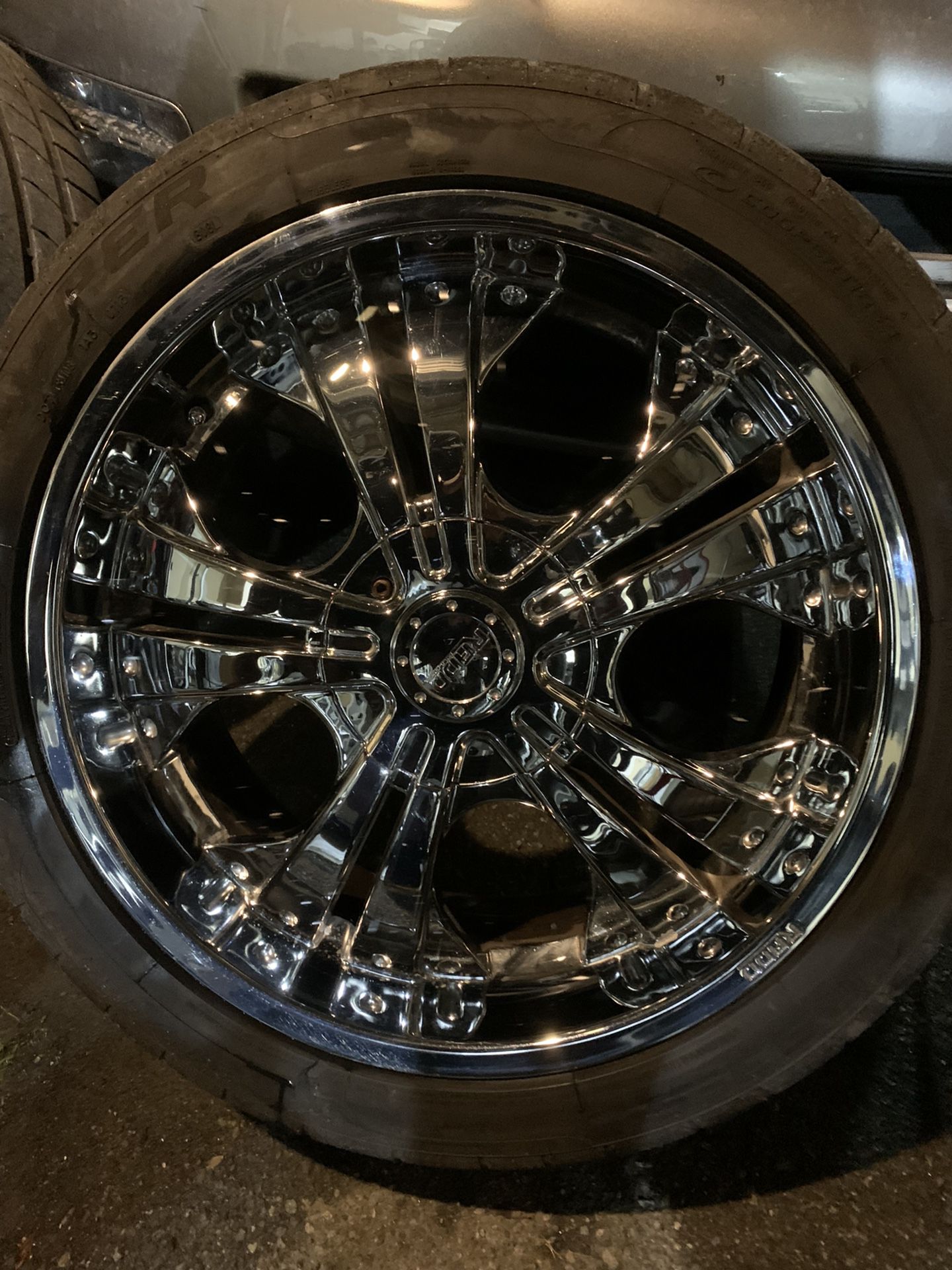 20 inch chrome rims And Tires