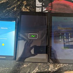 Three Tablet (s) - Amazon Fire and Lenovo Thumbnail