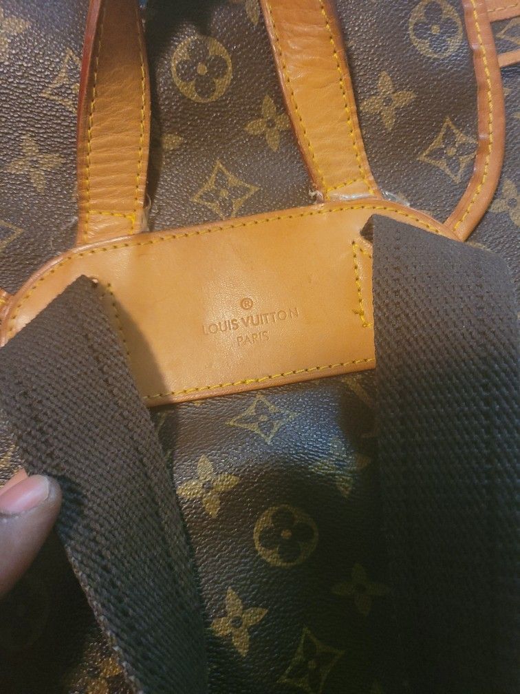 Louis Vuitton Bosphore Backpack Canvas Leather
