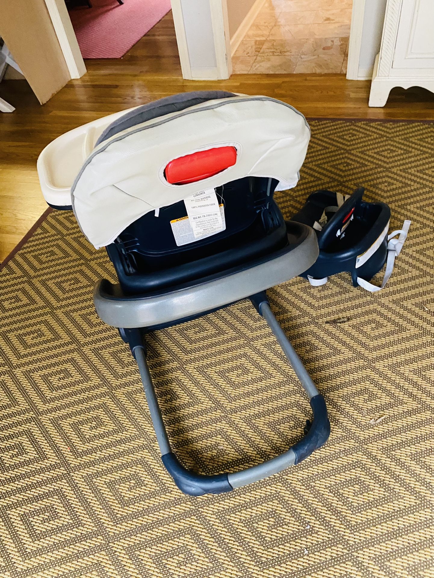 Graco Adjustable High Chair With Booster Seat