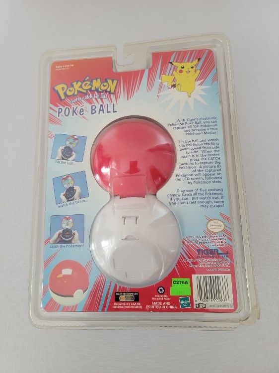 1999 Pokemon Poke Ball Tiger Electronics - Rare Brand New Sealed