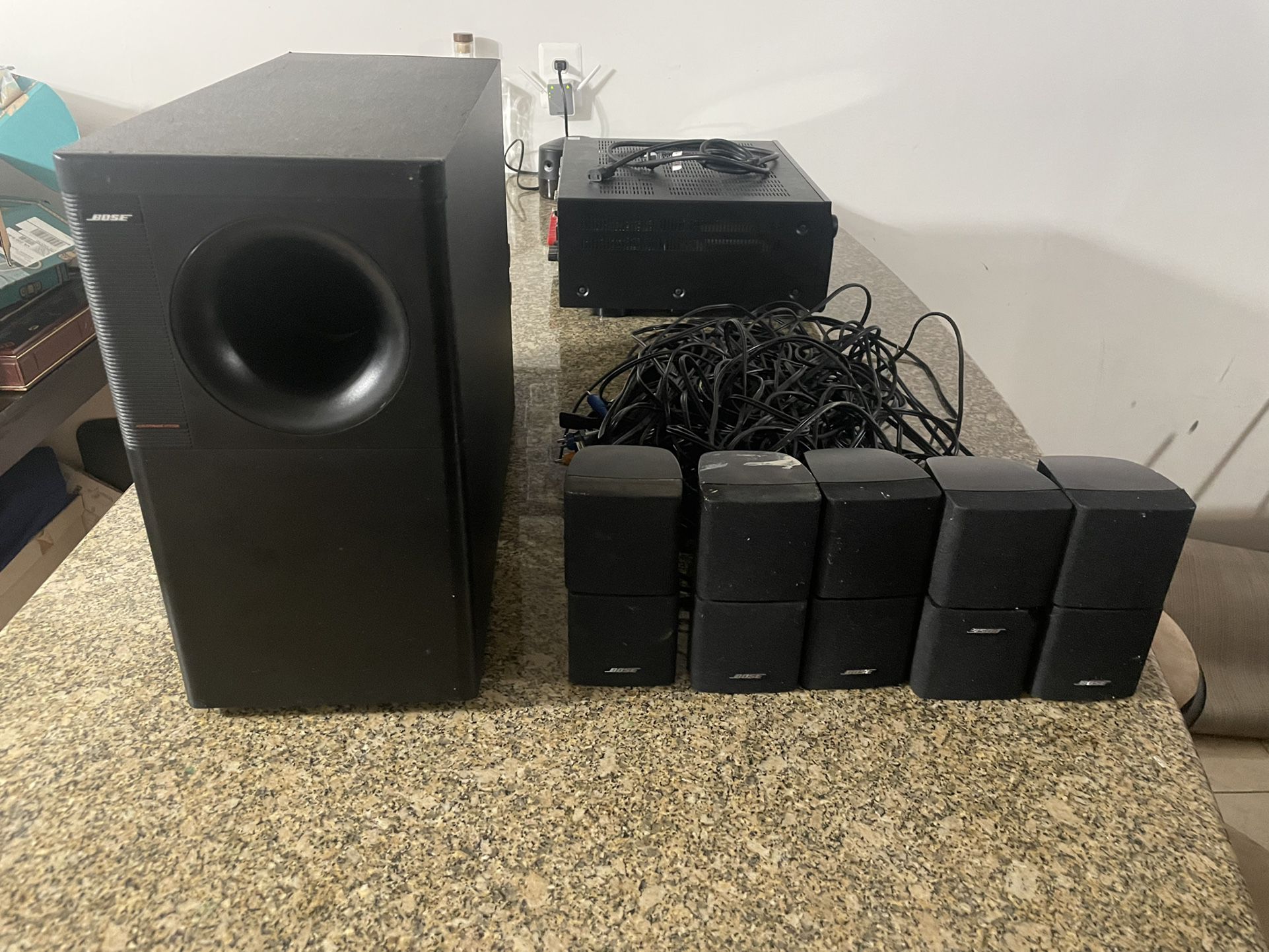 Bose Acoustmass 15 Full System With All Connectiontions