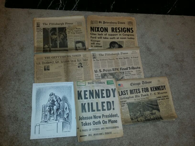 JFK Newspapers and magazines collection