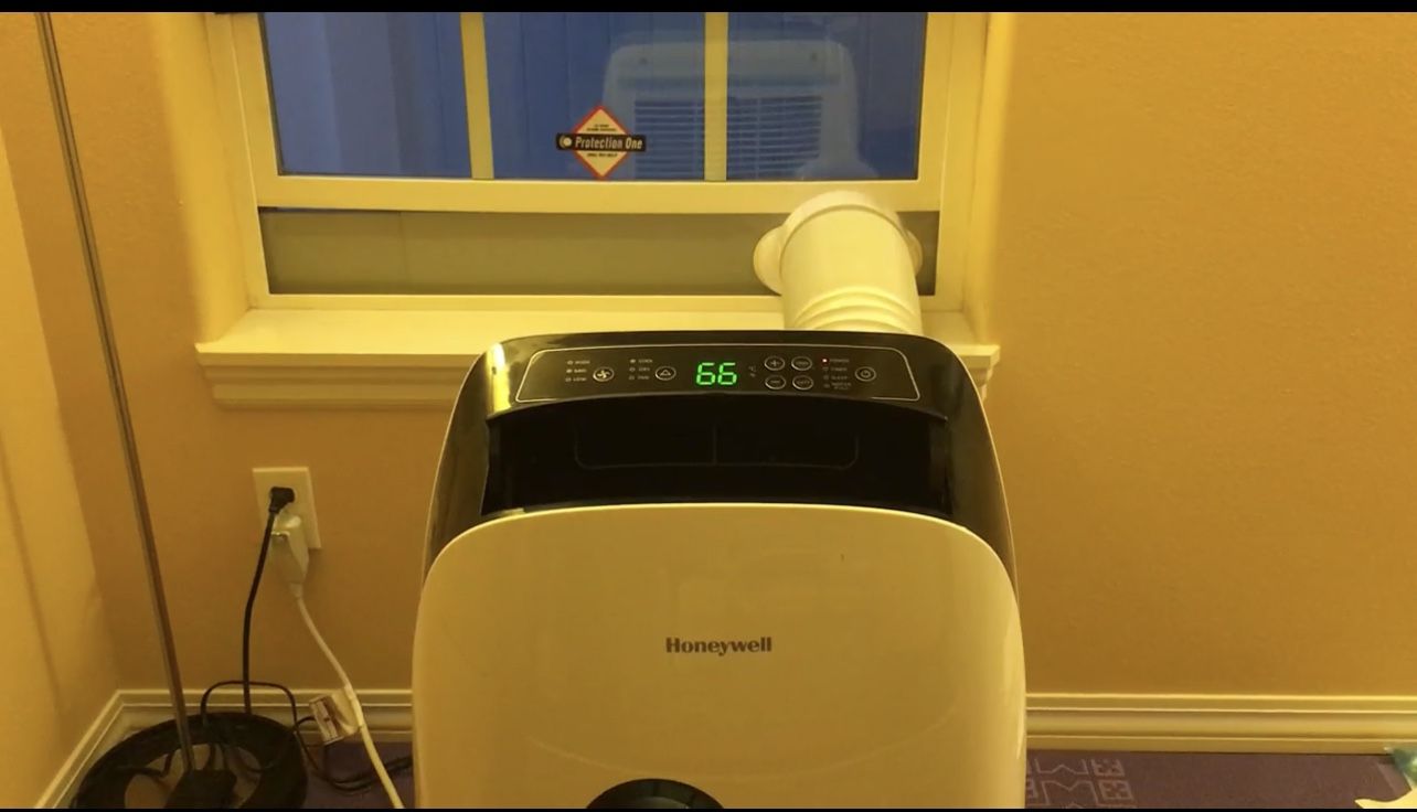 Honeywell HL10CESWK, 10, 000 BTU, Black/White Portable Air Conditioner, 10,000