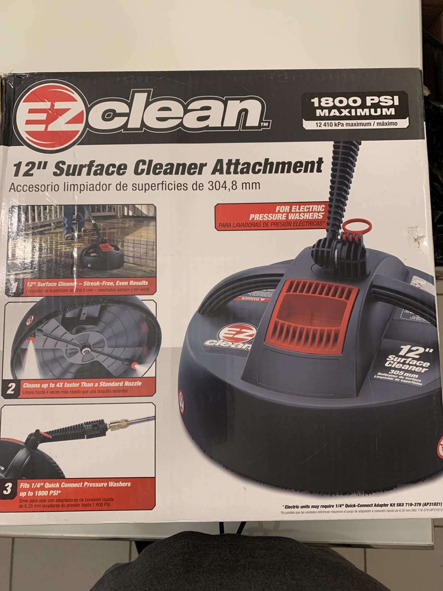EZ Clean 12’’ Surface Cleaner