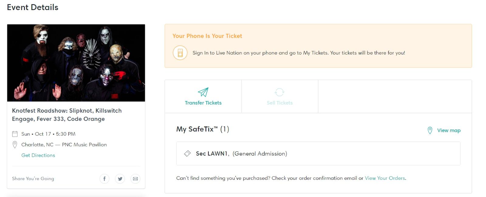 Slipknot Concert Tickets