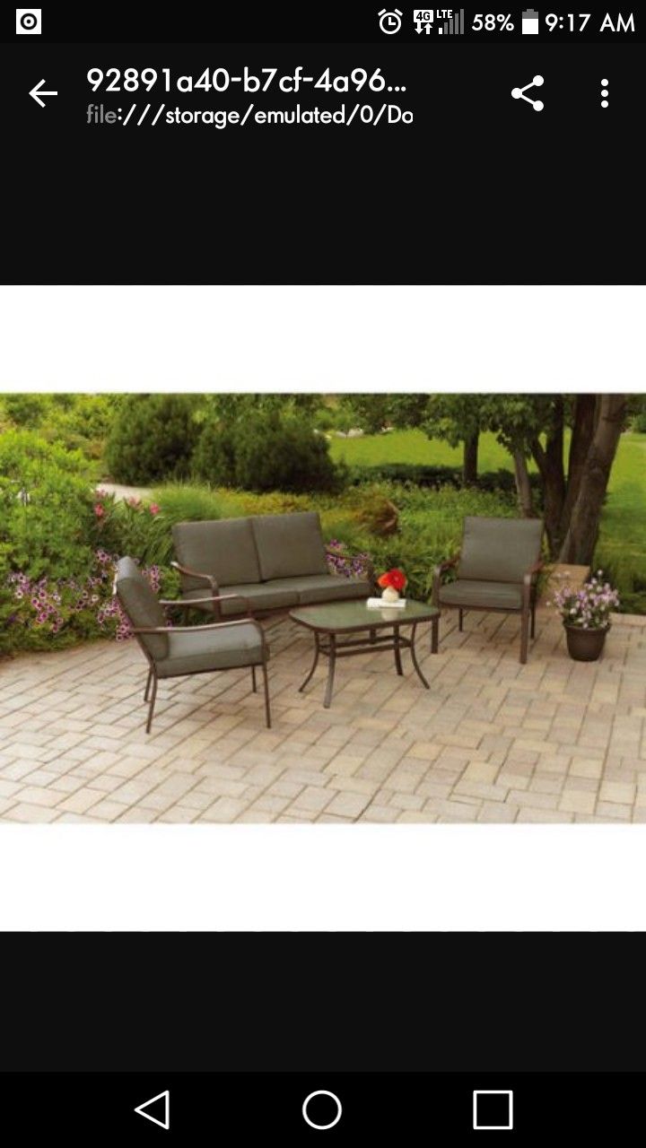Looking to purchase a Patio Set for outside