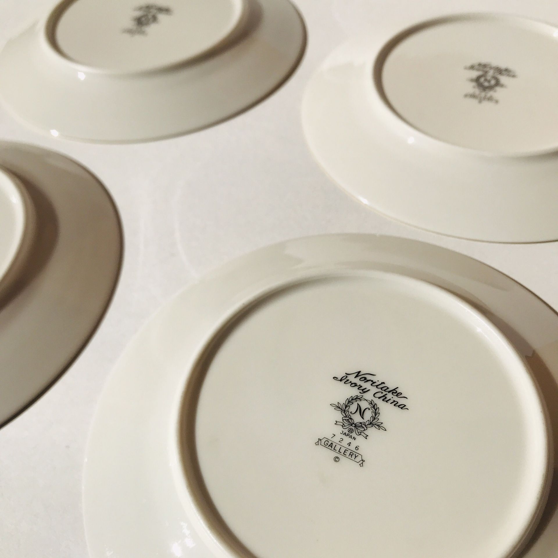 Set of 4 - Noritake Ivory China 7246 Bread and Butter Place
