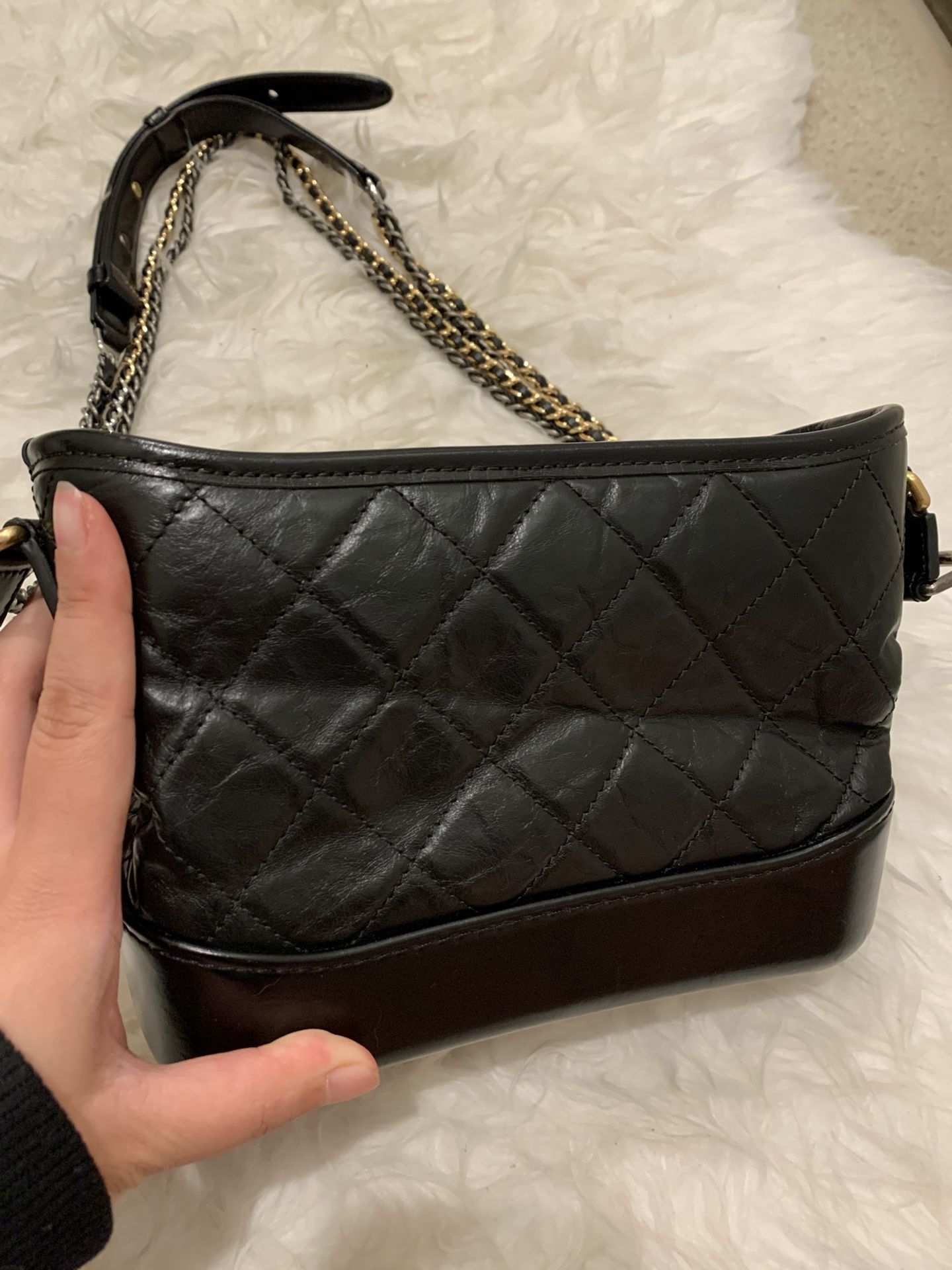 Authentic Chanel Gabrielle Hebo Black Bag,
