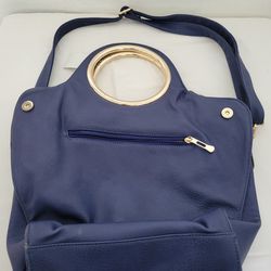 Womens blue shoulder bag Thumbnail
