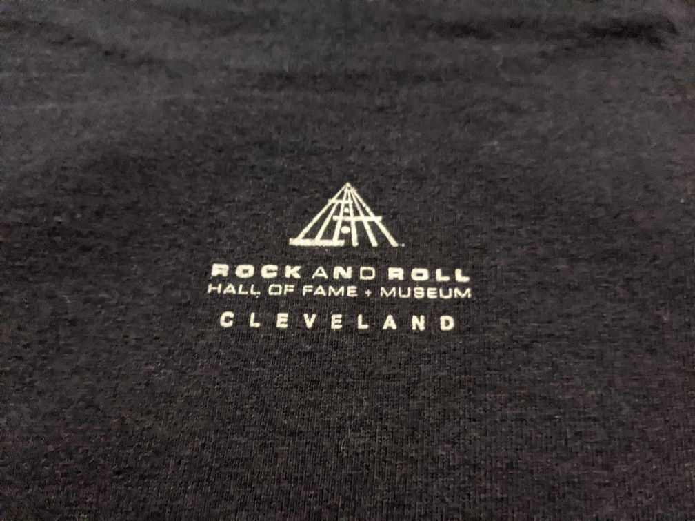 Ladies. Small. Youth. Extra Large.  Official Rock N Roll Hall of Fame shirt.  "I am the future of Rock and Roll"