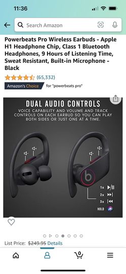 New PowerBeats Pro Wireless Earbuds  Thumbnail