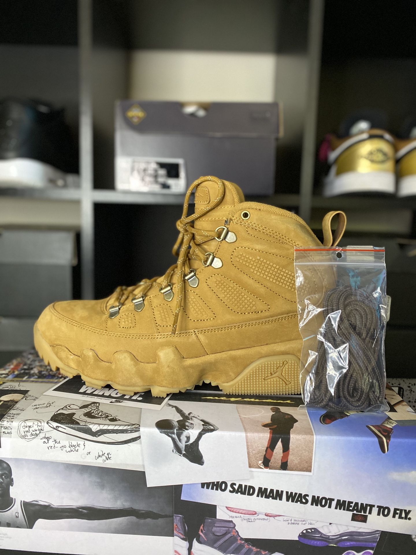 Jordan Retro 9 NRG Wheat Size 8 VNDS