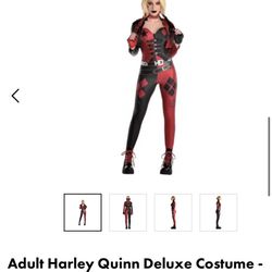 Adult Harley Quinn Deluxe Costume Suicide Squad 2 Thumbnail