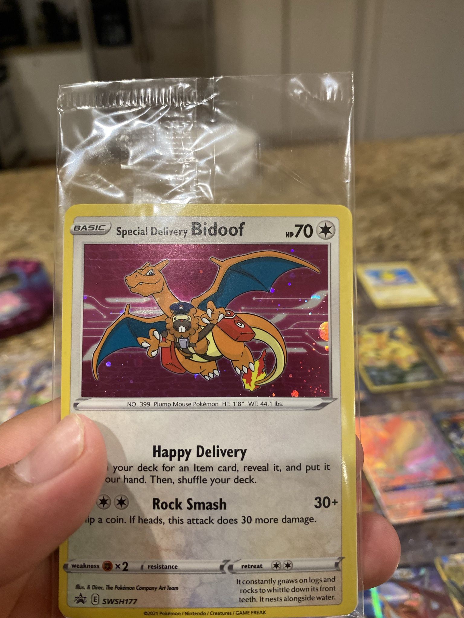 Special Delivery Bidoof Promo SWSH 177 for Sale in Houston, TX - OfferUp