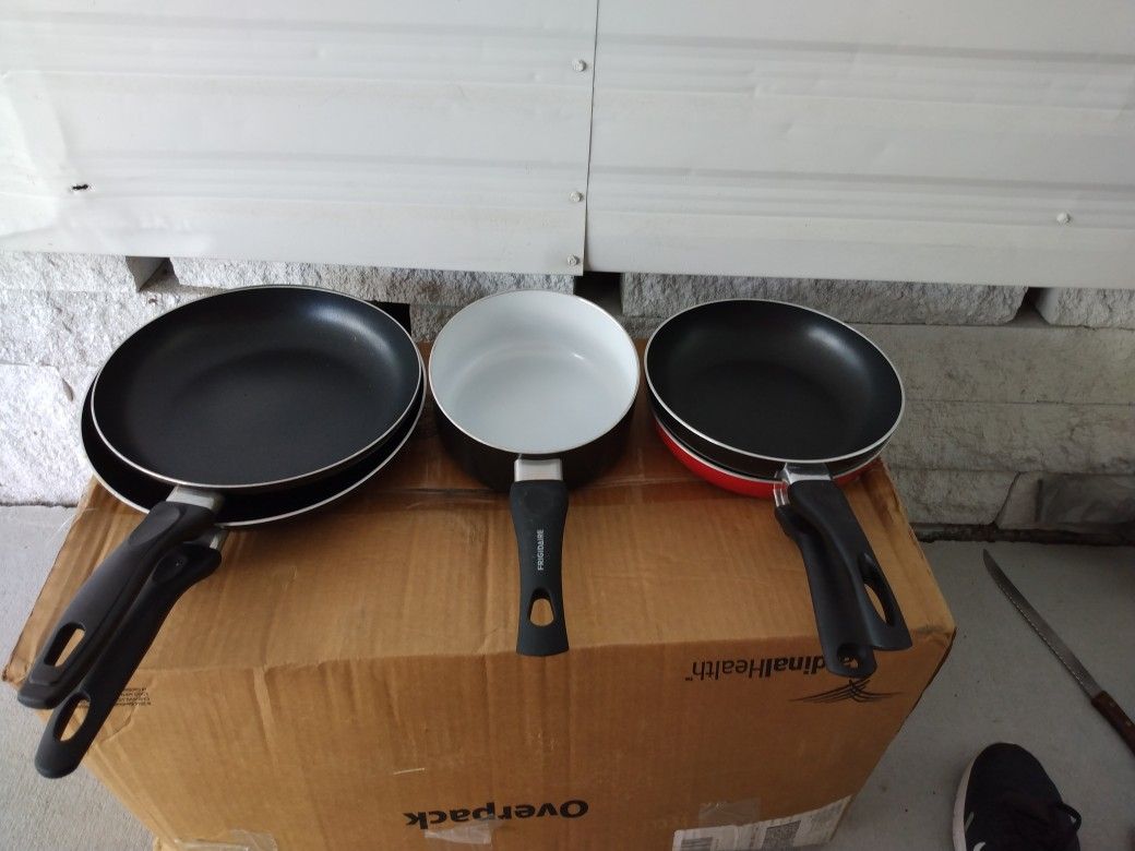 Variety Of Different Size Pans