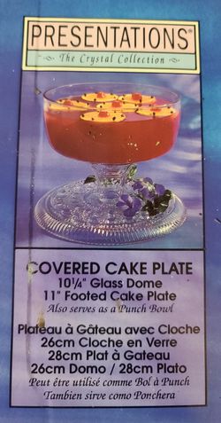 Cake Plate with Dome Thumbnail