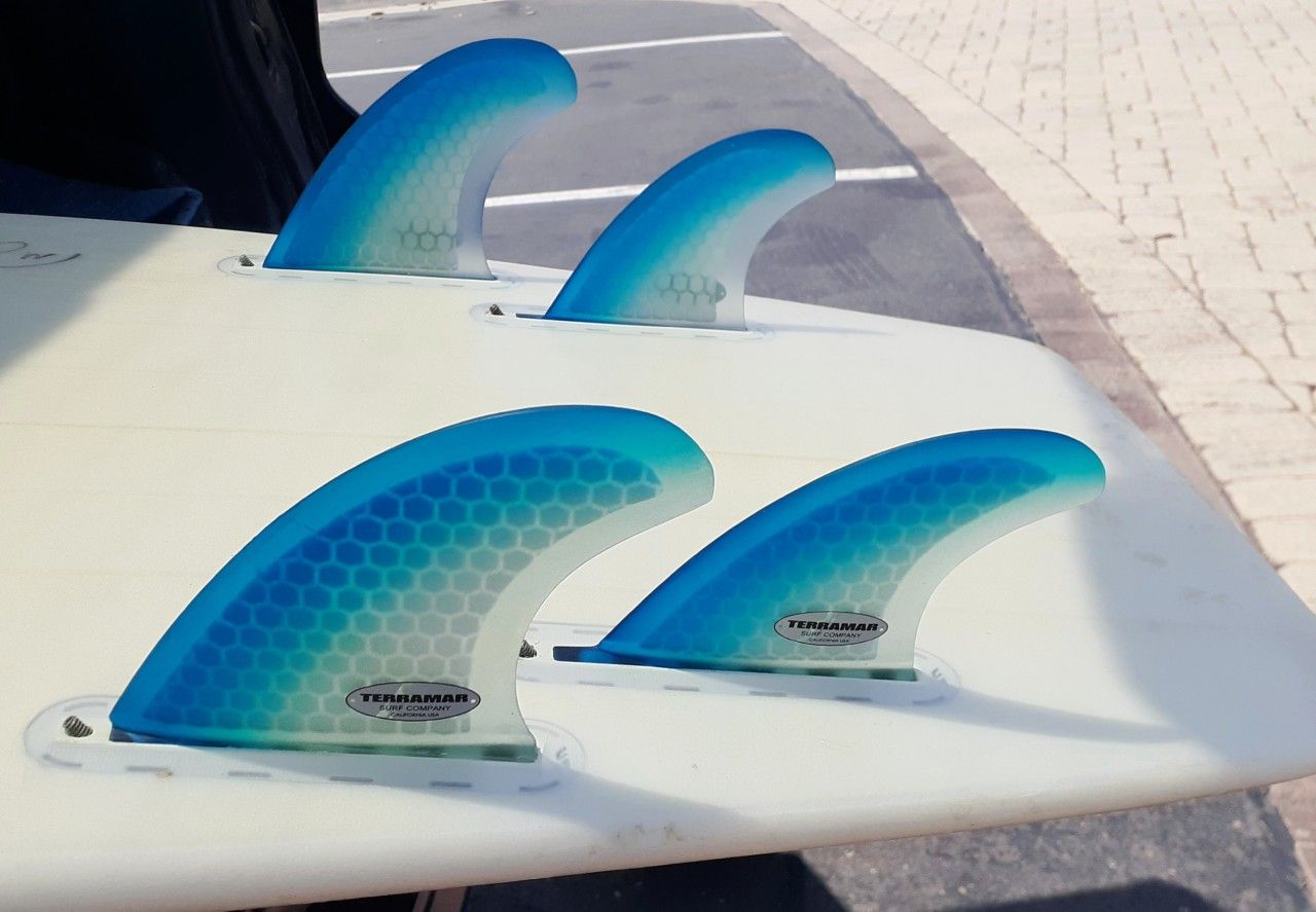 TERRAMAR SurfCo Stretch QUAD SURFBOARD FINS
