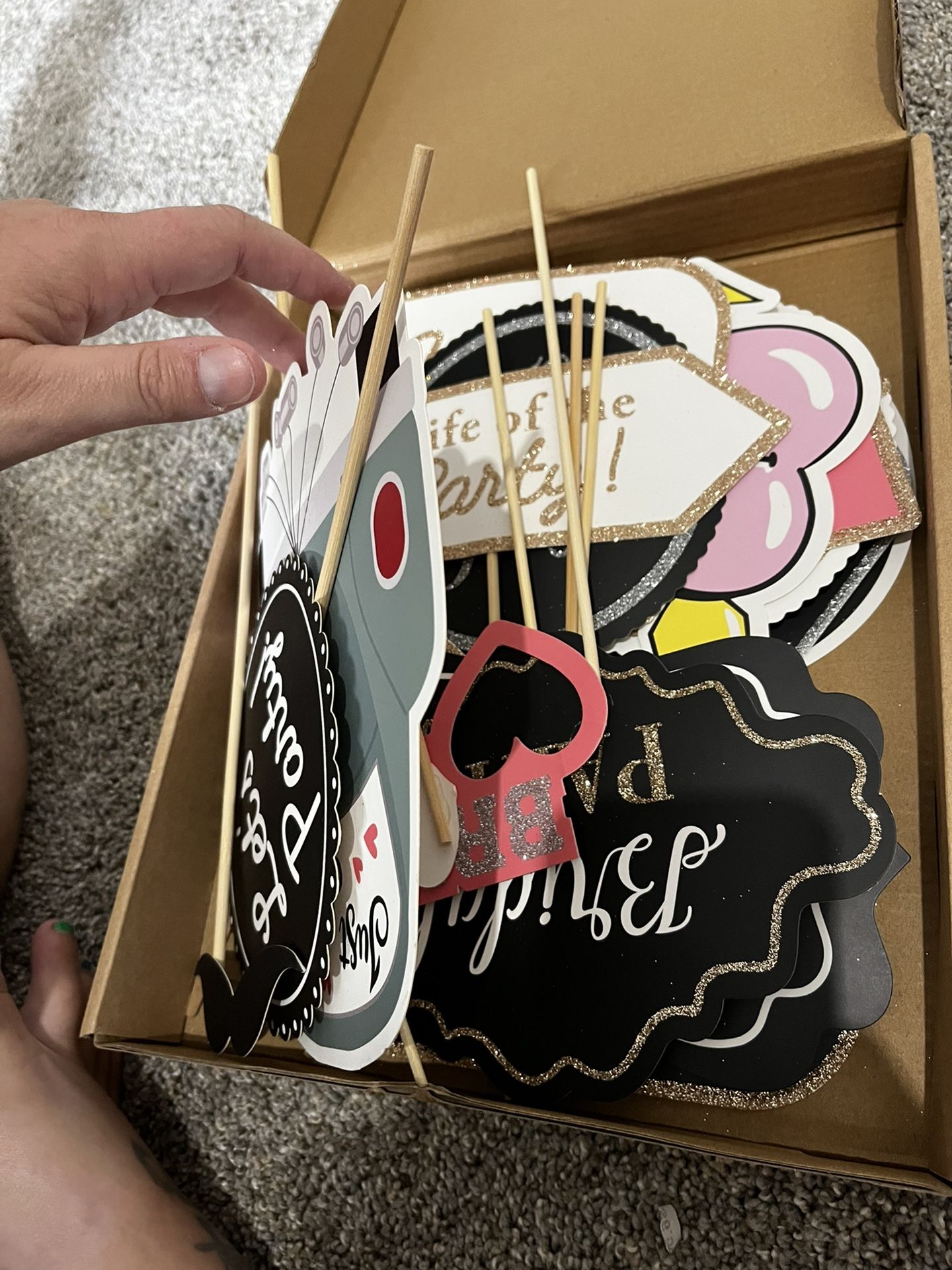 Wedding Photo Booth Props