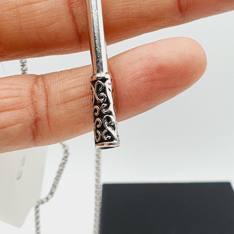 "Stainless steel sticks pendant necklace for women/men, N90201P208