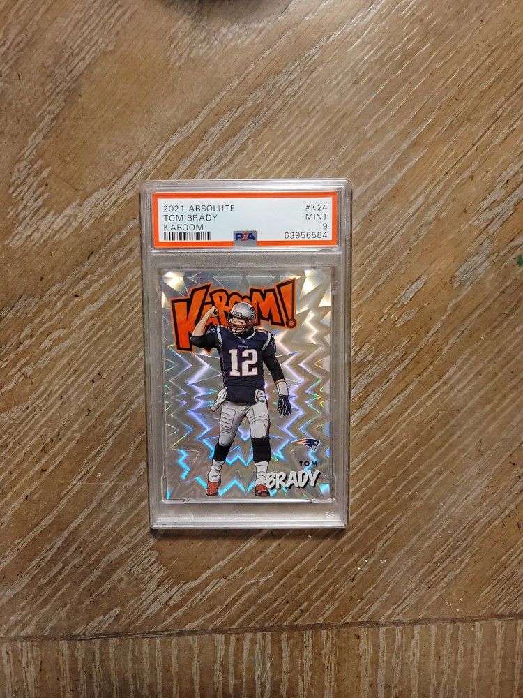 Tom Brady Kaboom. Graded 9. Very Rare And Worth More. Absolutely