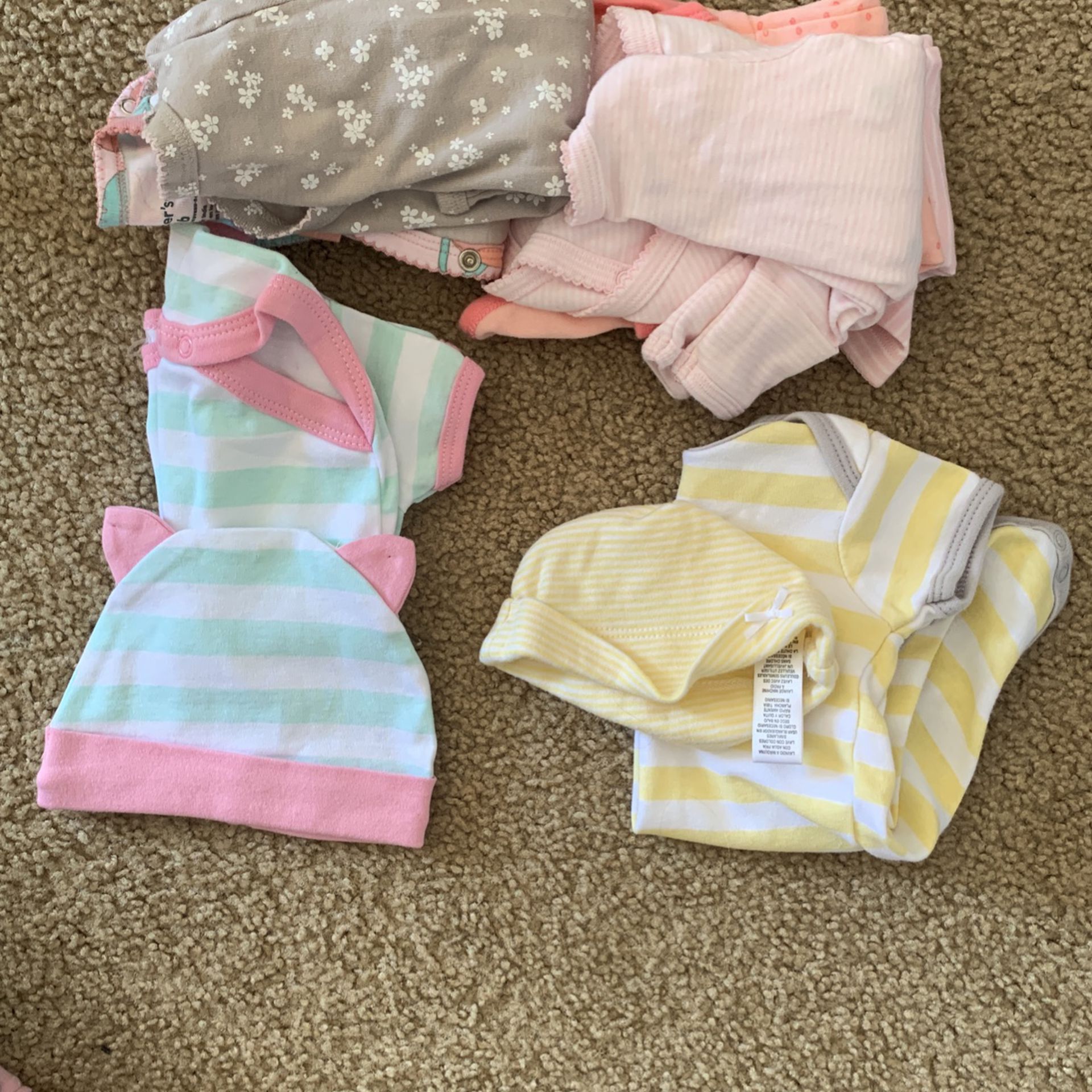 About 20 Newborn To 3 Month Onesies