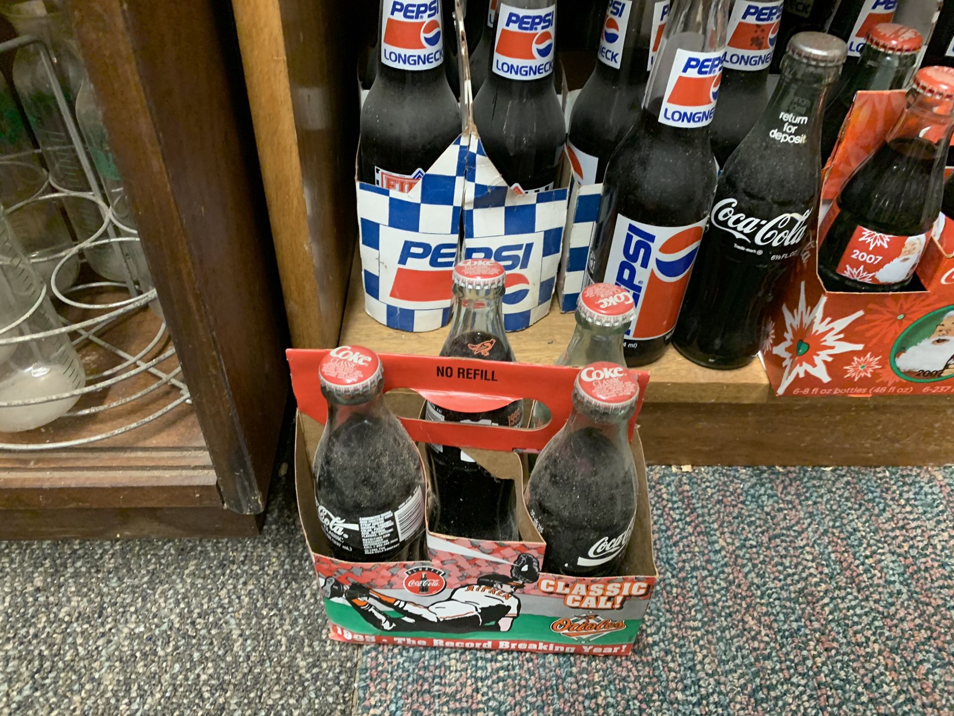 Thousands Of Collectible Bottles And Glass At Local Vintage And Antique Store! Coca-Cola Pepsi Dairy And More