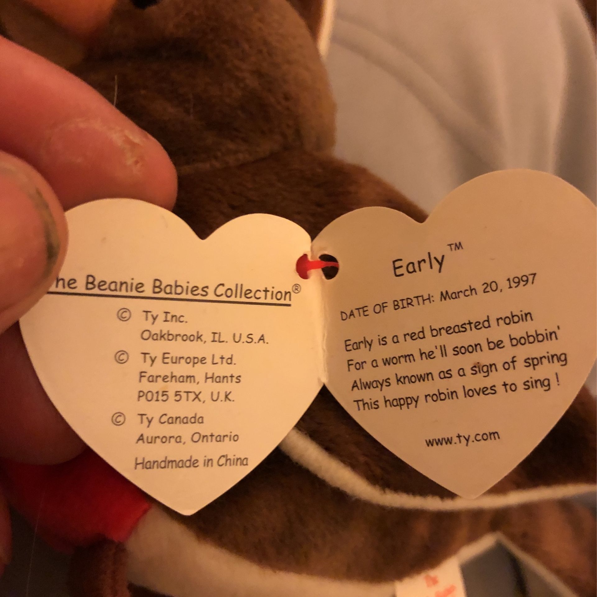 Ty Beanie Baby Early (1998)