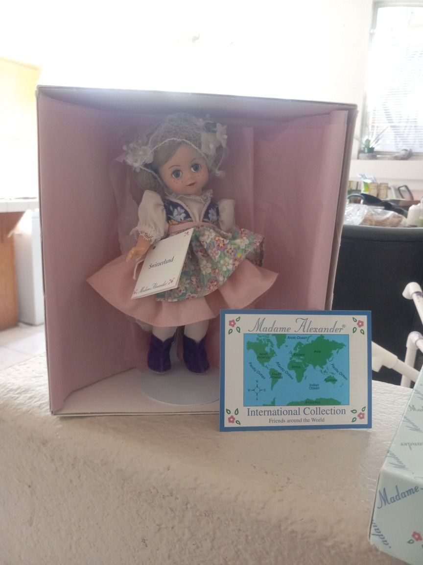 Madame Alexander Switzerland Porcelain Doll