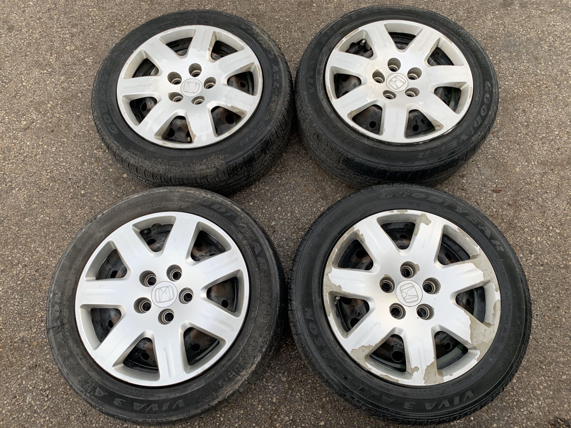 Honda Factory Rims And Tires 5 Lug Wheels 5x4.5 Bolt Pattern (same as