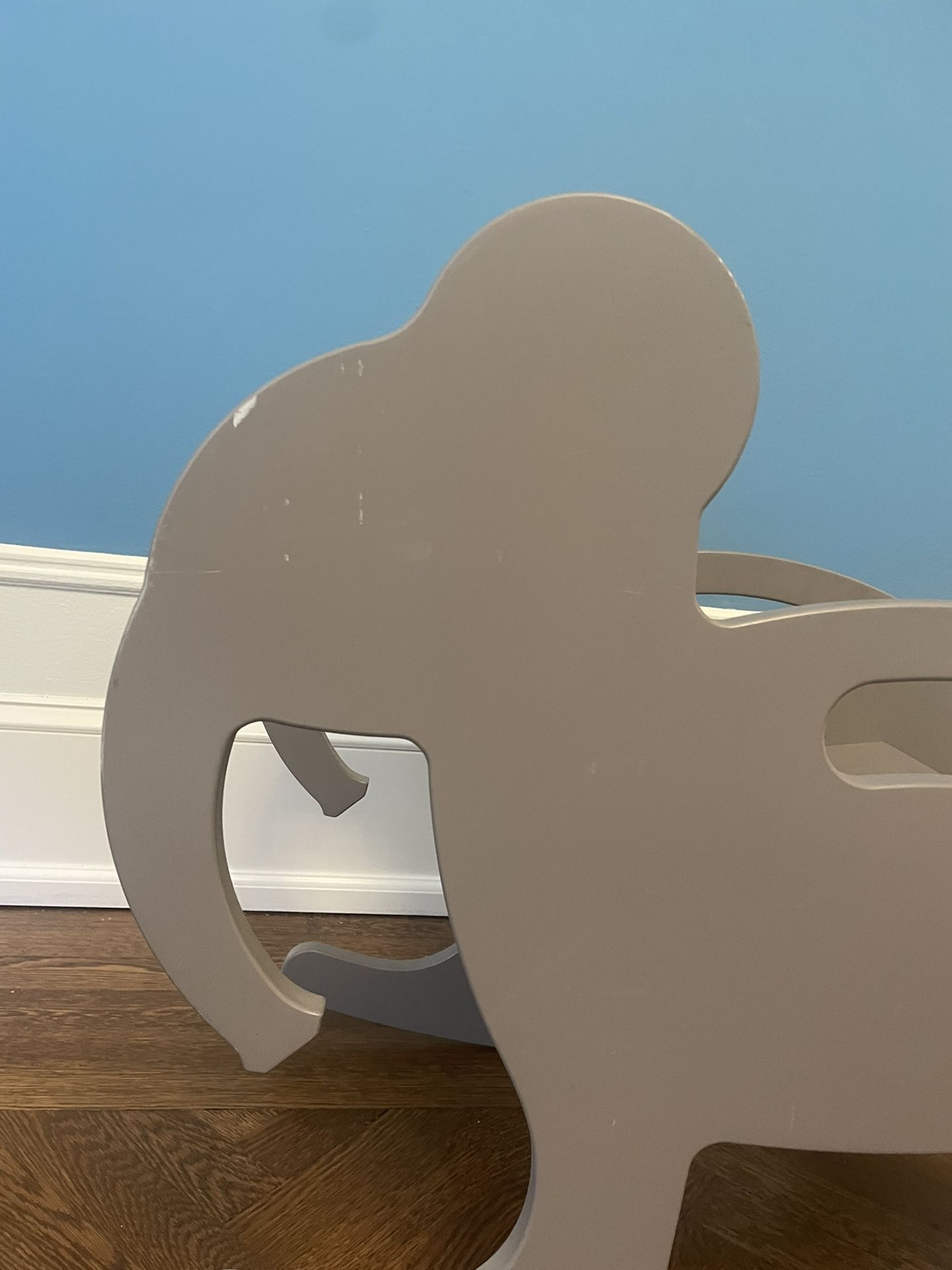 Manny & Simon Grey Elephant Rocking Chair