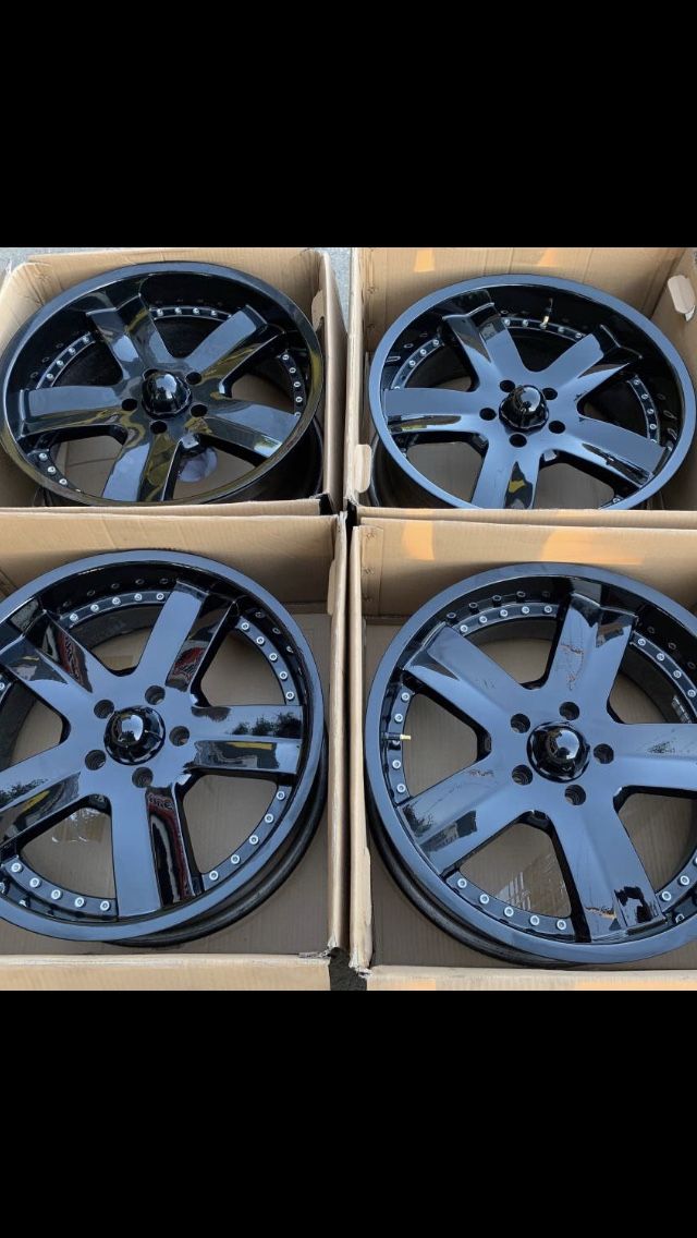 20 inch chrome Rims and Tires 5x5 Wheels Chevy Silverado Tahoe Sierra CALL(2I4)742O77O Easy