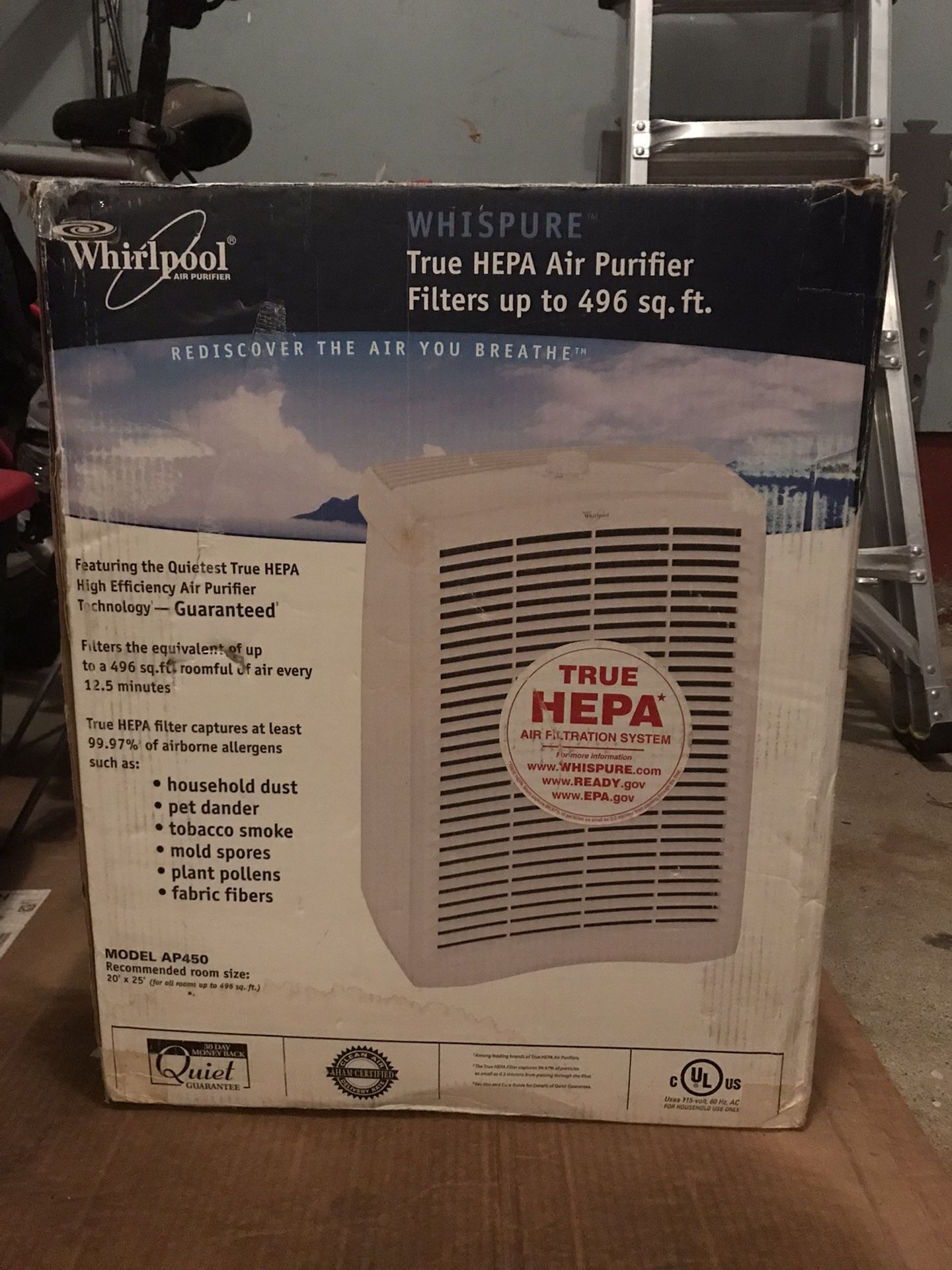 Whirlpool large Air Purifier Model AP45030K