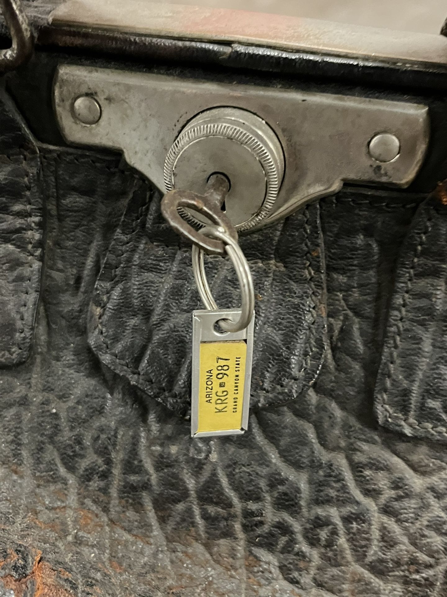 Early 1900’s Vintage Walrus Duffle Bag
