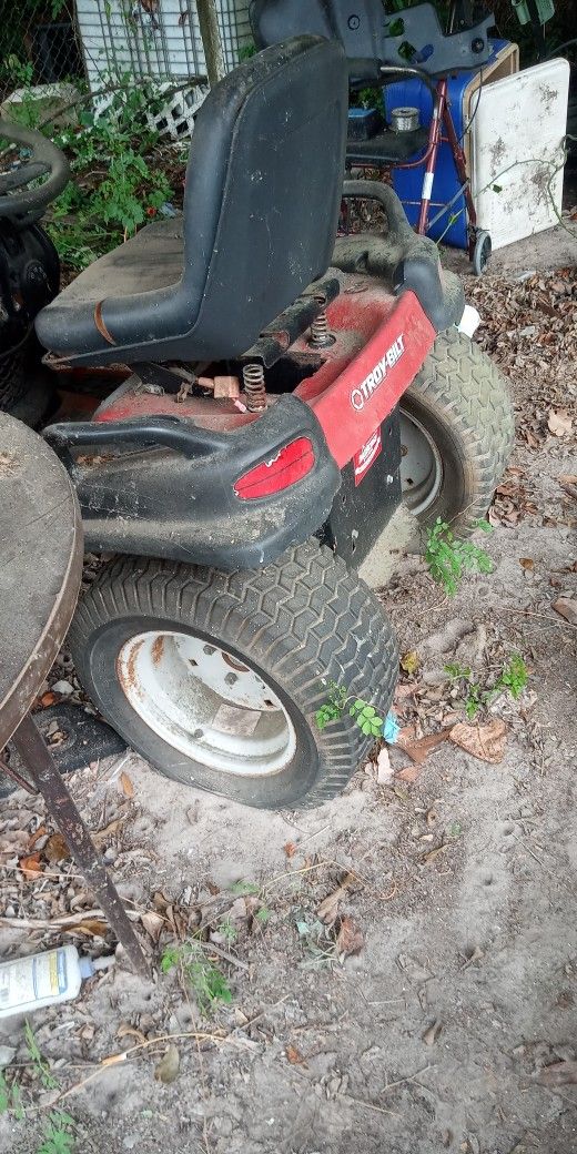 Mower With Out Deck 18 Up Motor Ran Good Last Year. Took Starter Off For My Other Mower