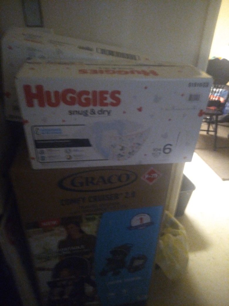 Huggies Size 6 Diapers 104 Count