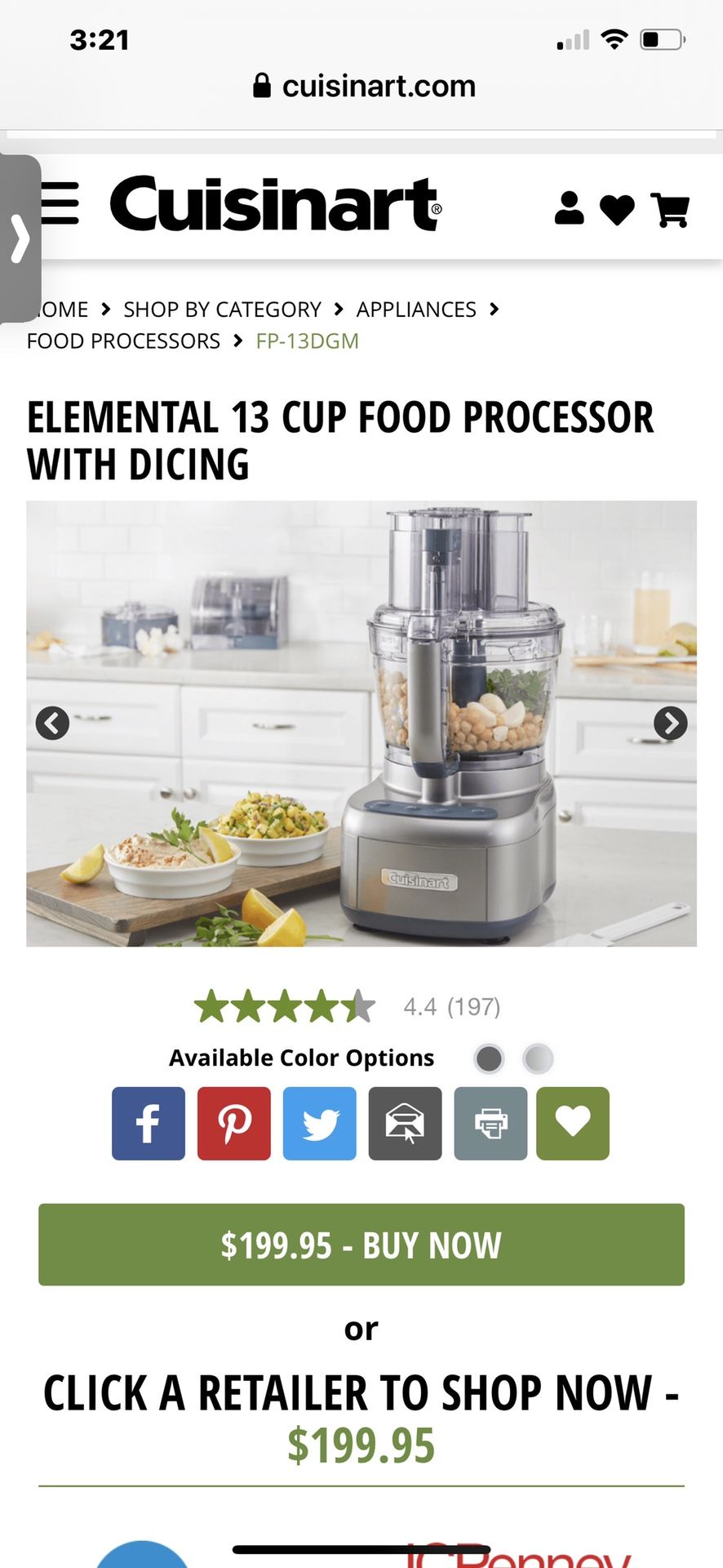 Cuisinart 13 cup food processor