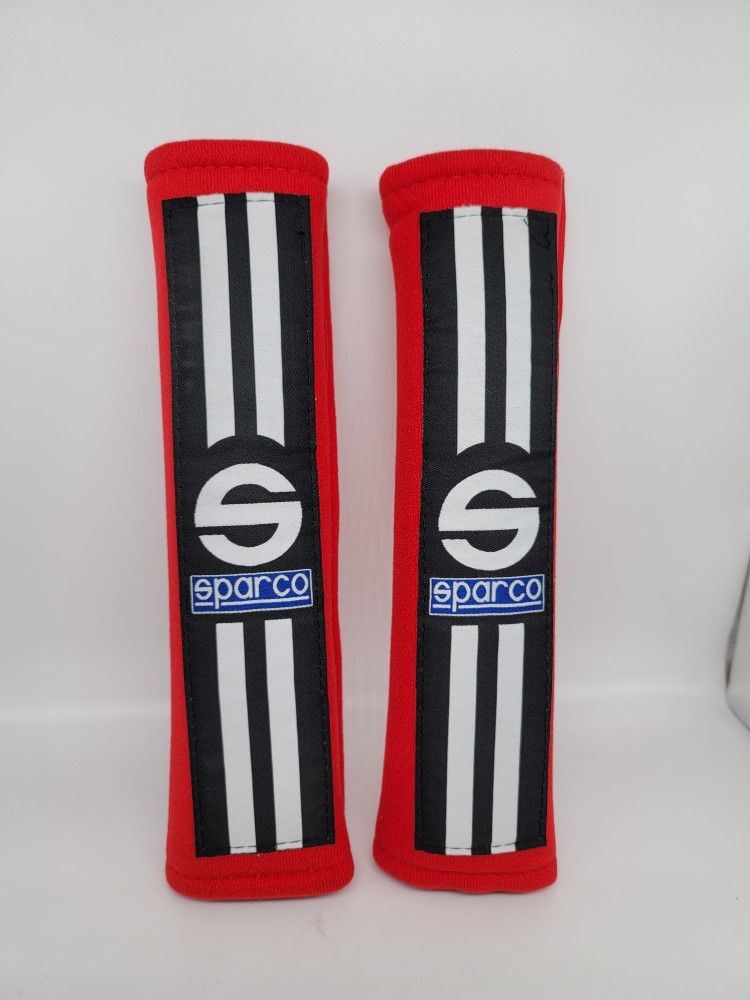 BRAND NEW UNIVERSAL SPARCO SEATBELT SHOULDER PAD CUSHION