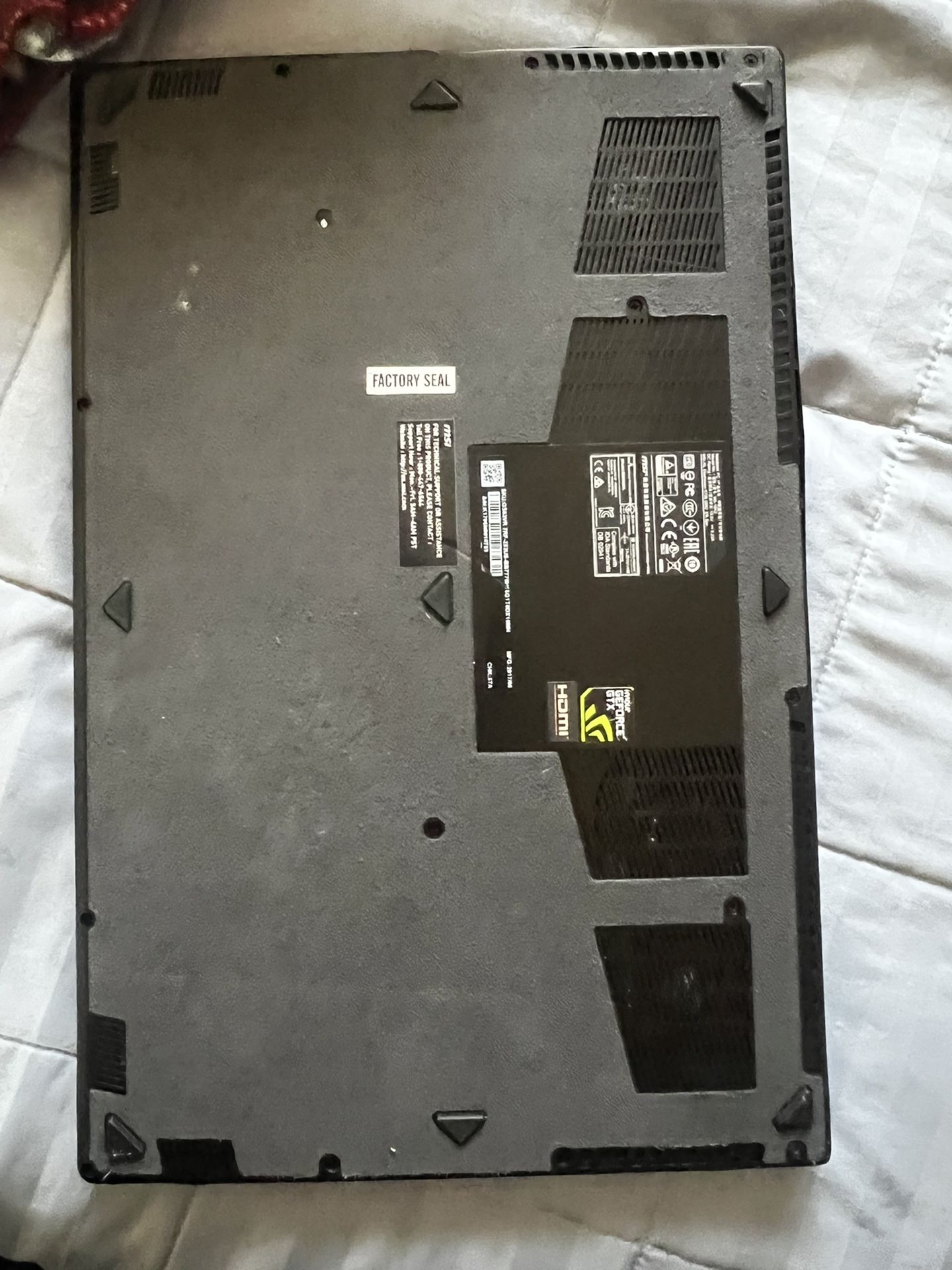 Old MSI LAPTOP with Rainbow Keyboard GS63VR