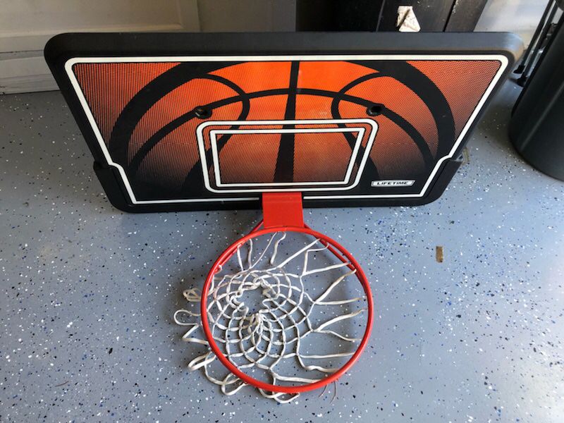 Lifetime 90703 44 inch Impact Backboard and Rim Basketball Combo for sale online 