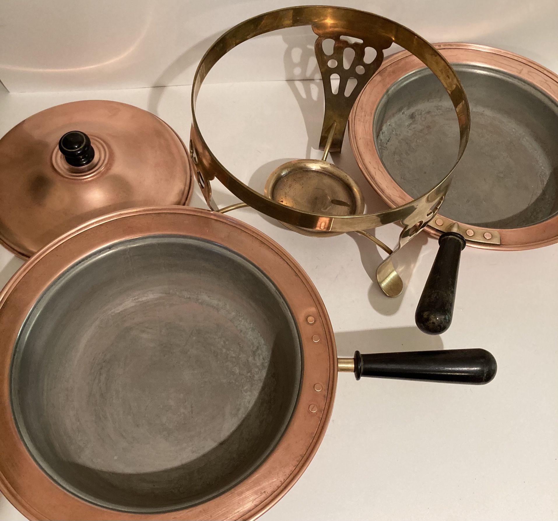 Vintage Copper Chafing Dish