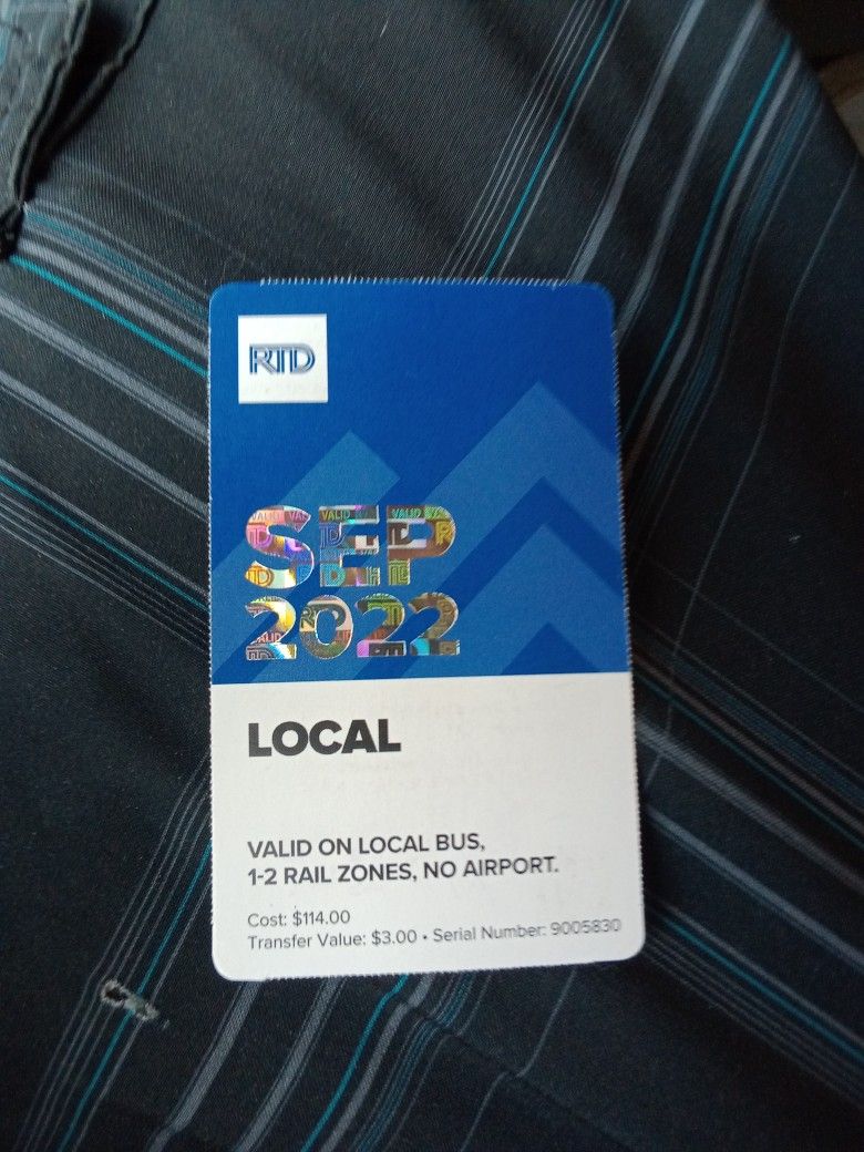 RTD September Bus Pass