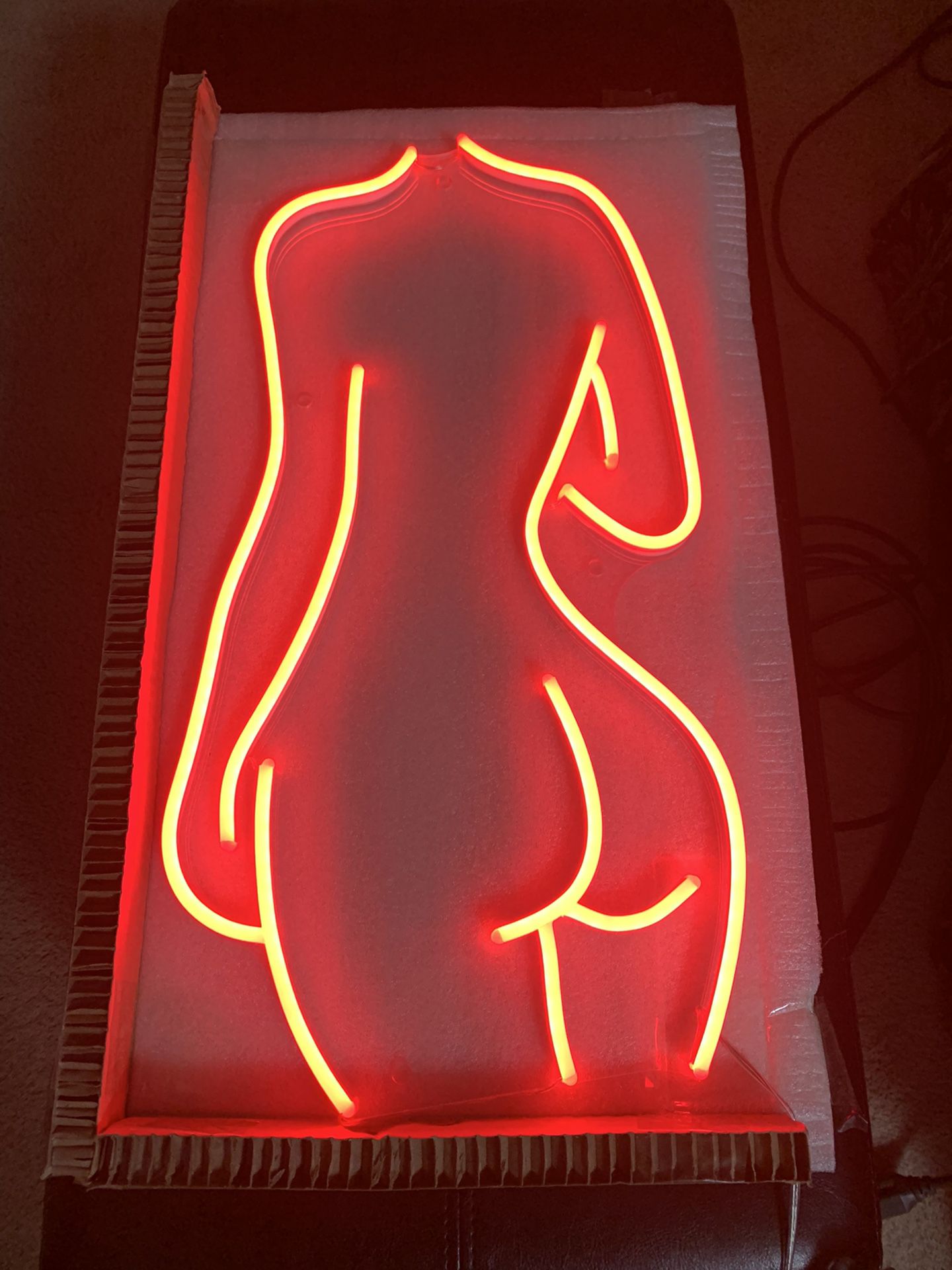 Female Silhouette Neon Sign