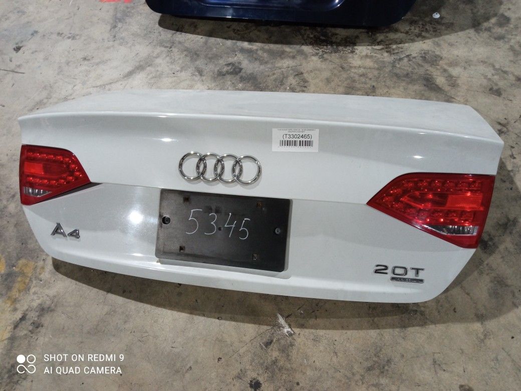 Trunk Lid For 2012 Audi A4 Stock 85345