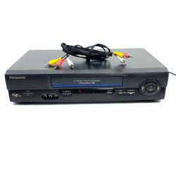 *Works!** Vintage Panasonic VCR Omnivision Hi-Fi VHS Tape Player, No Remote  Thumbnail