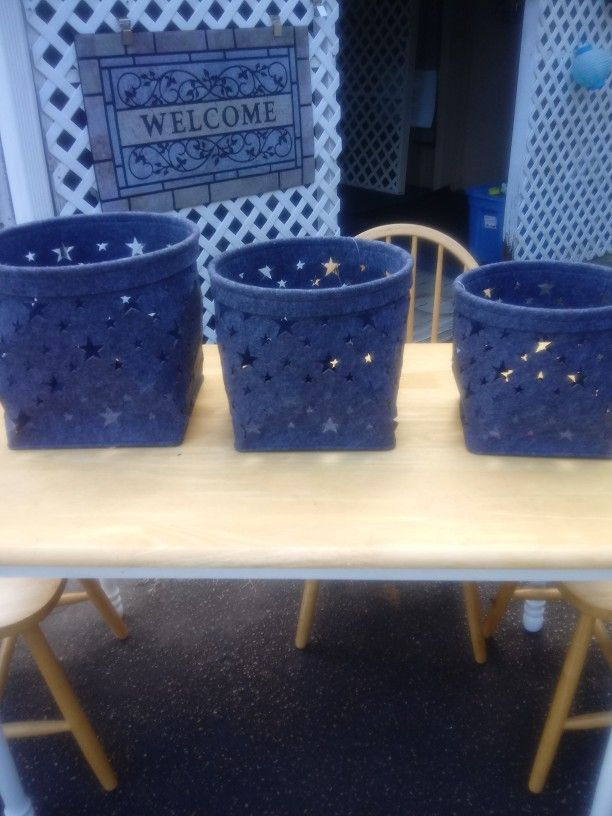 Brand new 🌟 Baskets Set Of 3 High quality Durable